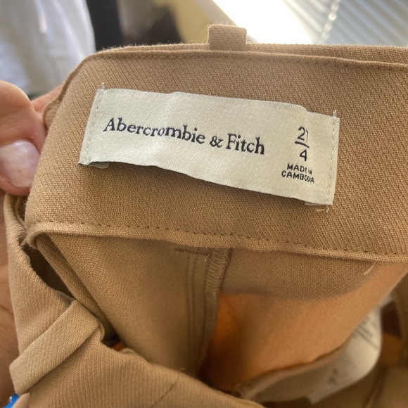 Tailored Split-Hem Flare Pants Abercrombie nwot - Picture 3 of 4